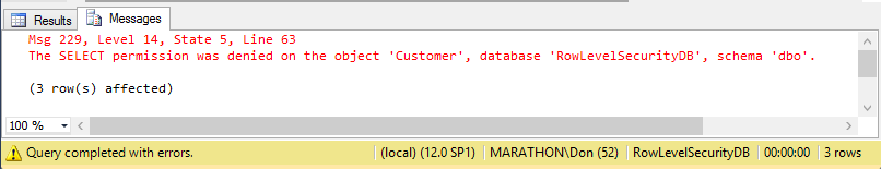 Stairway To Sql Server Security Level Row Level Security