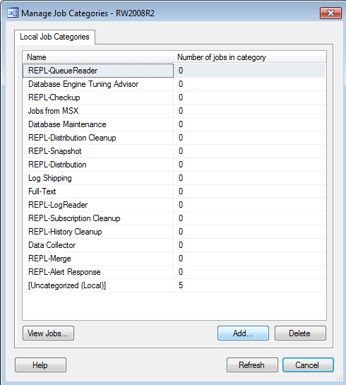 Stairway To SQL Server Agent Level 7 Working With The SQL Server