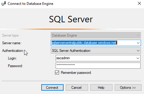 open adventureworks database with ssms