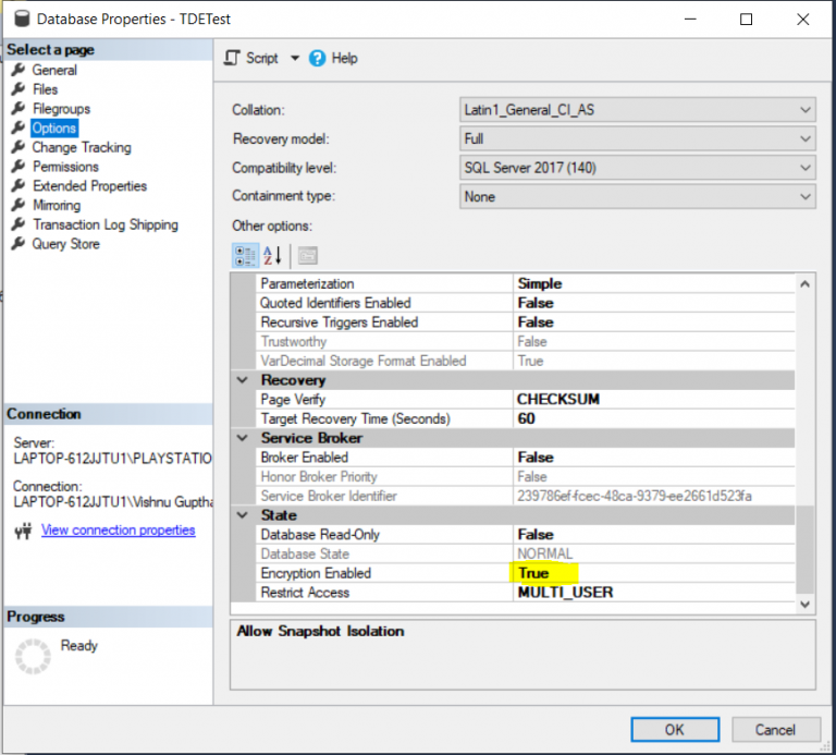 Transparent Data Encryption Using Certificates and EKM - Level 1 of the ...