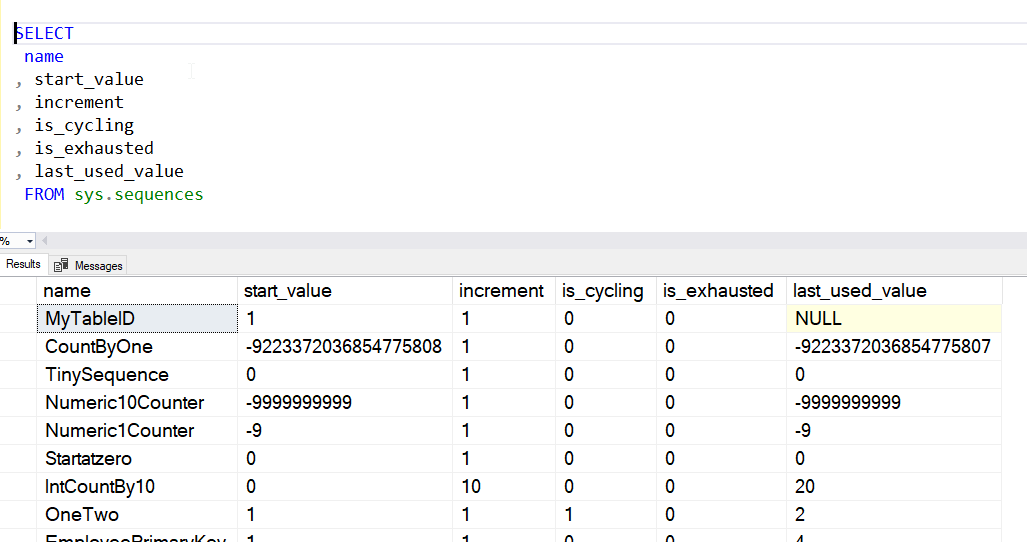 The Basics Of Using A Sequence As A Table Default Sqlservercentral 4587