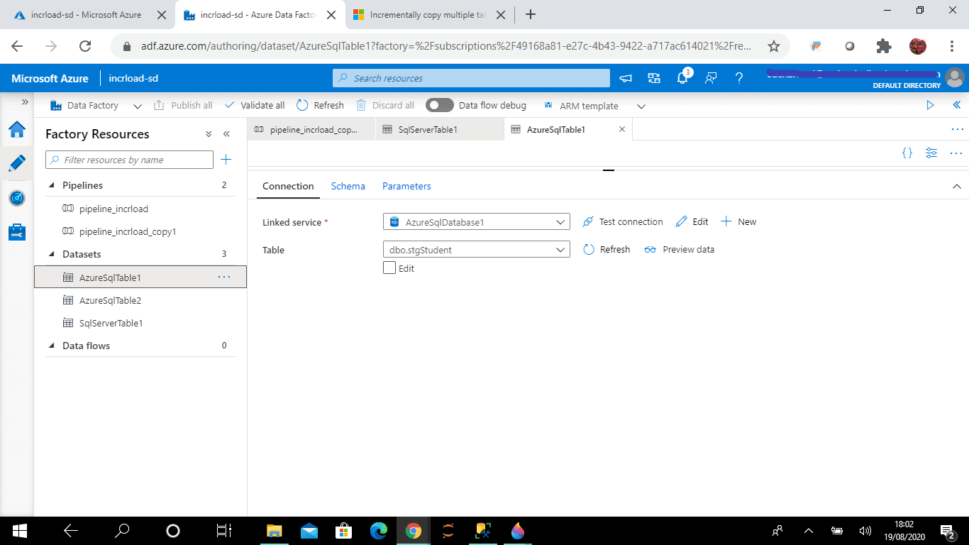 Incremental Data Loading using Azure Data Factory – SQLServerCentral