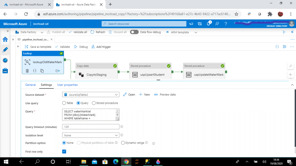 Incremental Data Loading using Azure Data Factory – SQLServerCentral