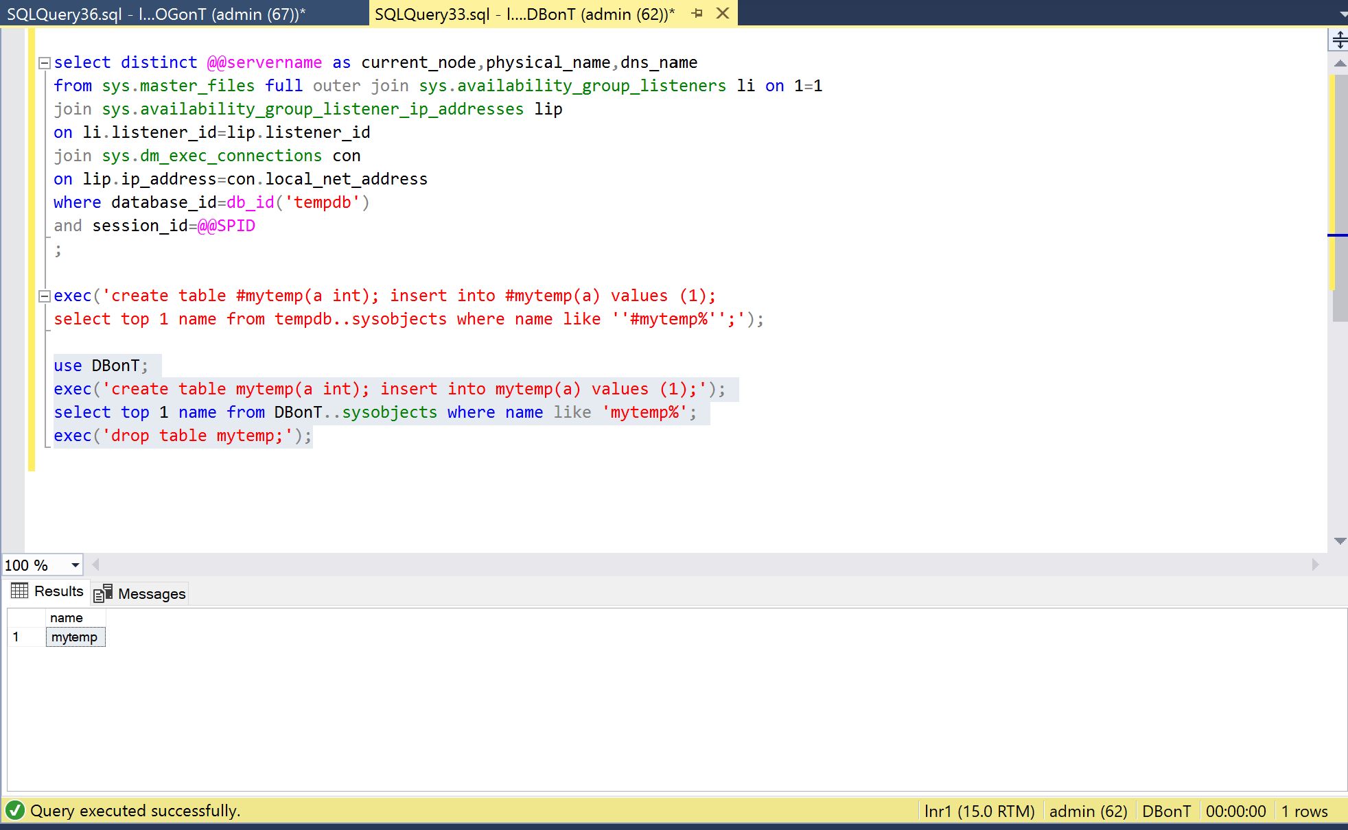 Do *not* place TEMPDB on a local disk in a SQL failover cluster ...