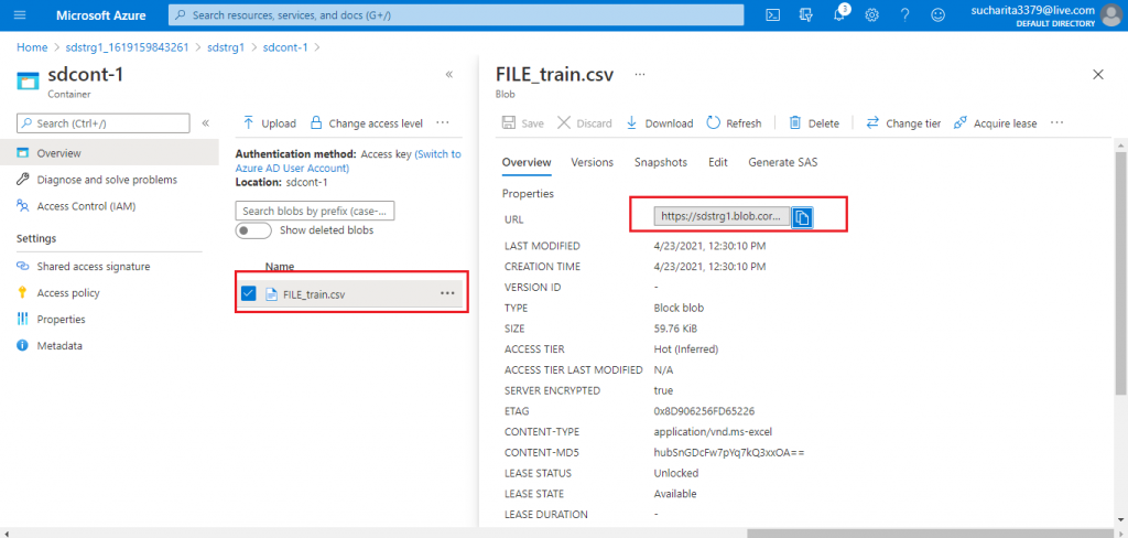 Azure Storage Explorer Blob Metadata | Dandk Organizer