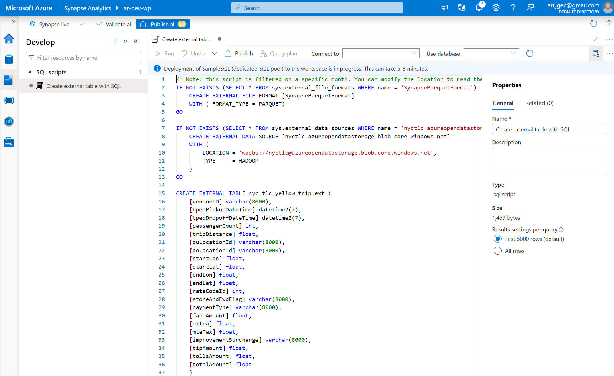 Synapse Analytics SQL Authentication – Simplyfies