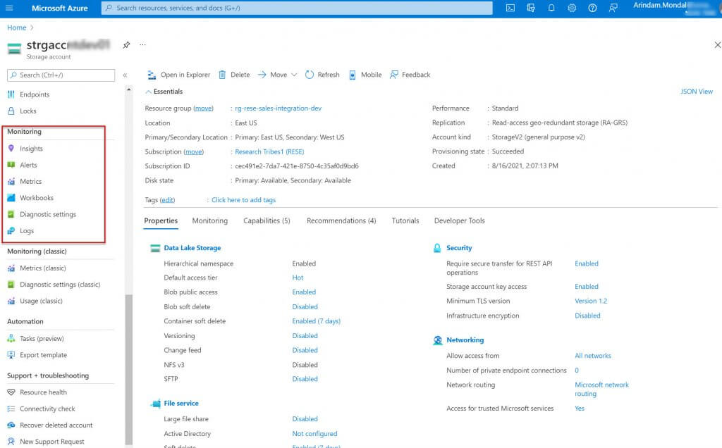 Monitoring Azure Blob Storage – SQLServerCentral