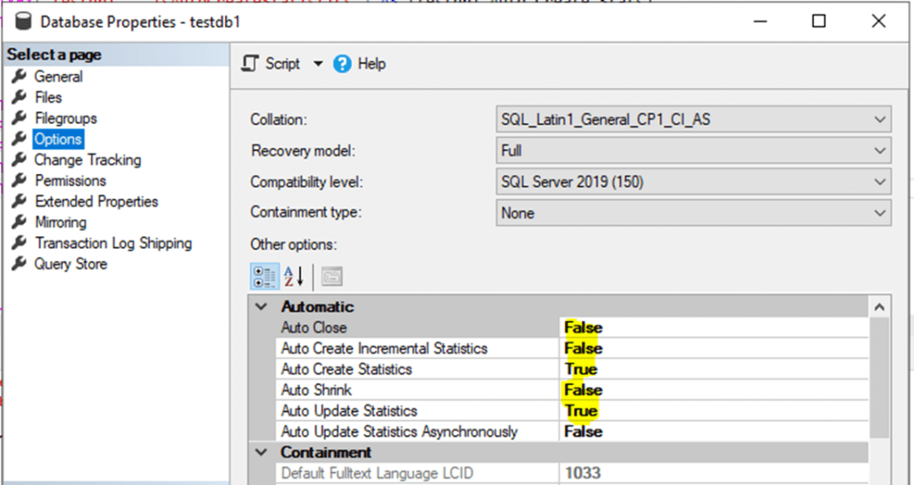 Understanding the Metadata Function DATABASEPROPERTYEX() – SQLServerCentral