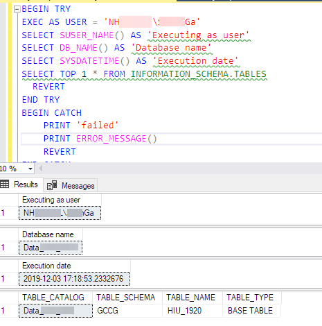 Impersonating a server principal (login) in Azure SQL MI ...