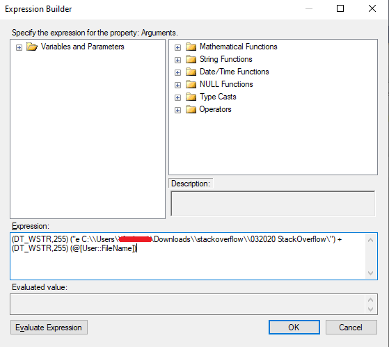 Expression builder problem – SQLServerCentral Forums