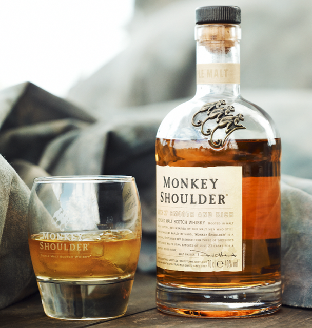 Image result for Monkey Shoulder with glass