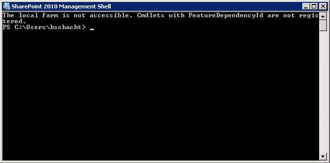 SharePoint Management Shell