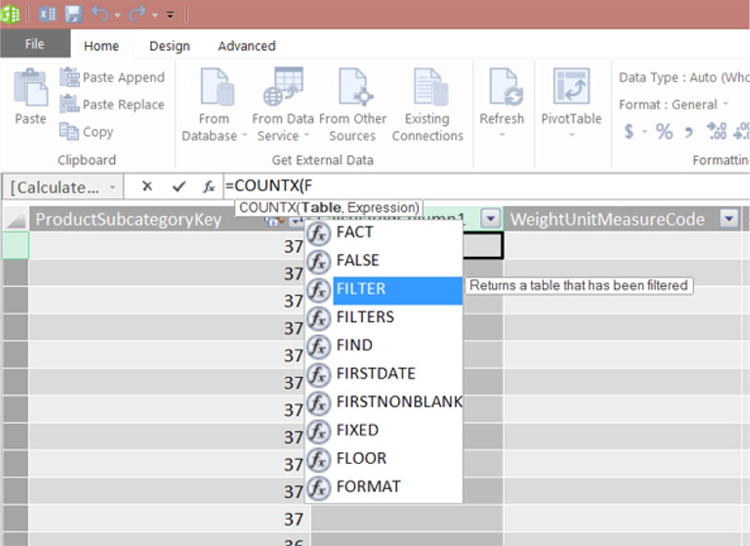 Stairway to DAX and Power BI Level 8 The DAX COUNT() and COUNTX