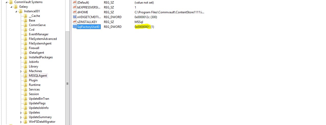 System State Backup Of Component Registry Failed Commvault