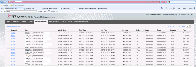 Full Backup Times modified