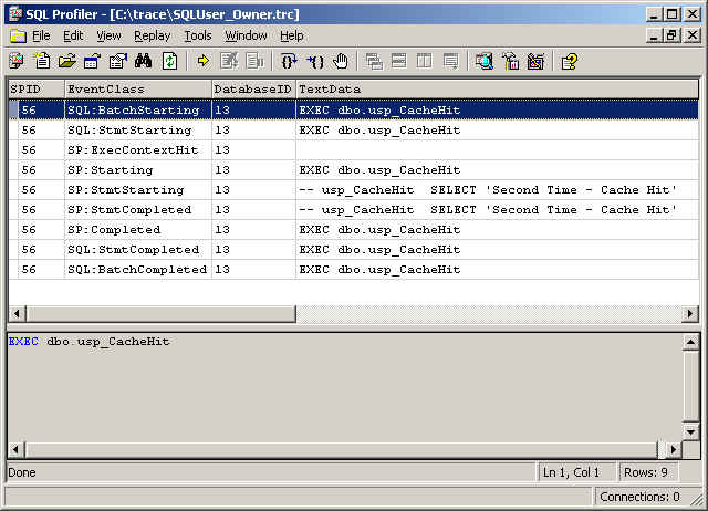 Stored Procedures and Caching – SQLServerCentral