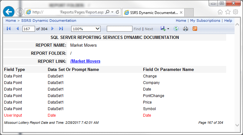 Dynamic SSRS Report Documentation Via A ReportServer.dbo.Catalog Query ...