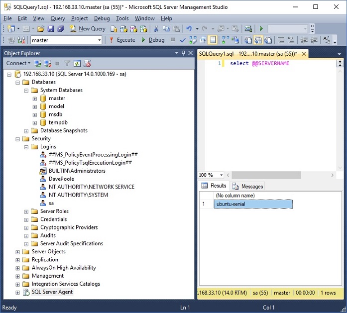 Vagrant and SQL Server 2017 on Linux – SQLServerCentral