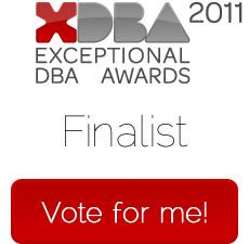 Exceptional DBA Awards 2011 - Vote