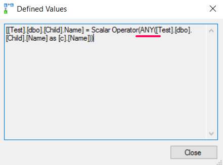 Any scalar operator defined value