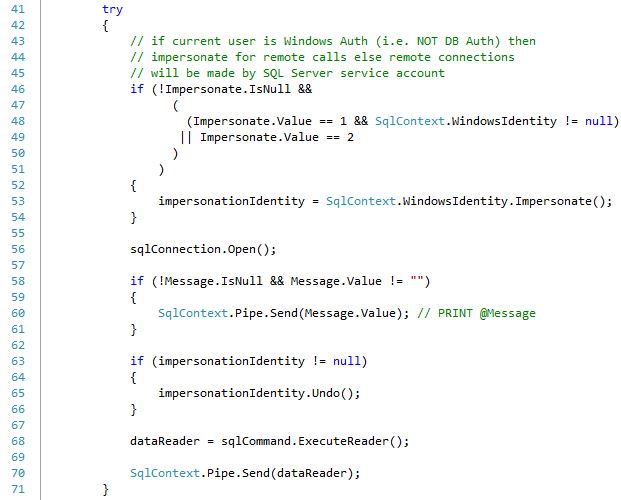 Stairway to SQLCLR - Level 3, TheCode.cs: lines 41 - 71