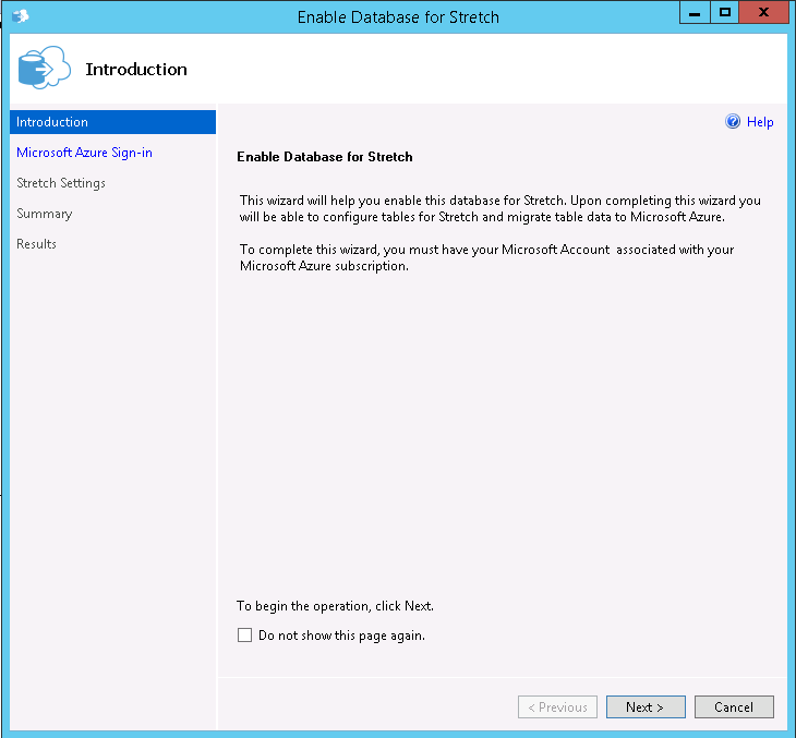 EnableStretchDatabase2