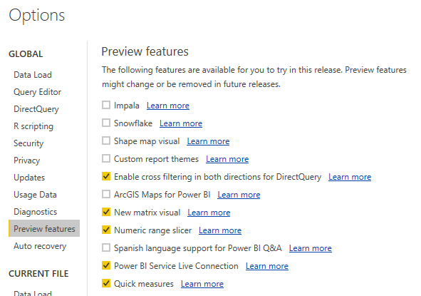 numeric slicer power bi
