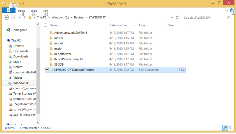 RestoreCommandJobResult
