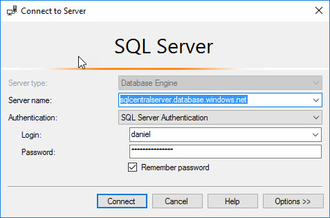 azure sql server role assignment