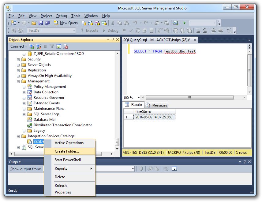 How To Deploy And Execute An SSIS Package From The SSISDB Catalog ...