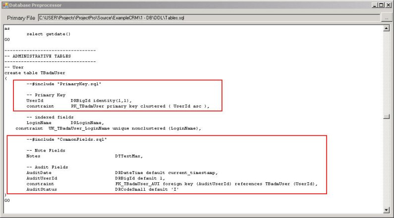RAP Database Preprocessor