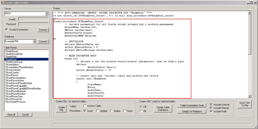 RAP Database Generator
