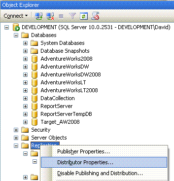 Distributor properties