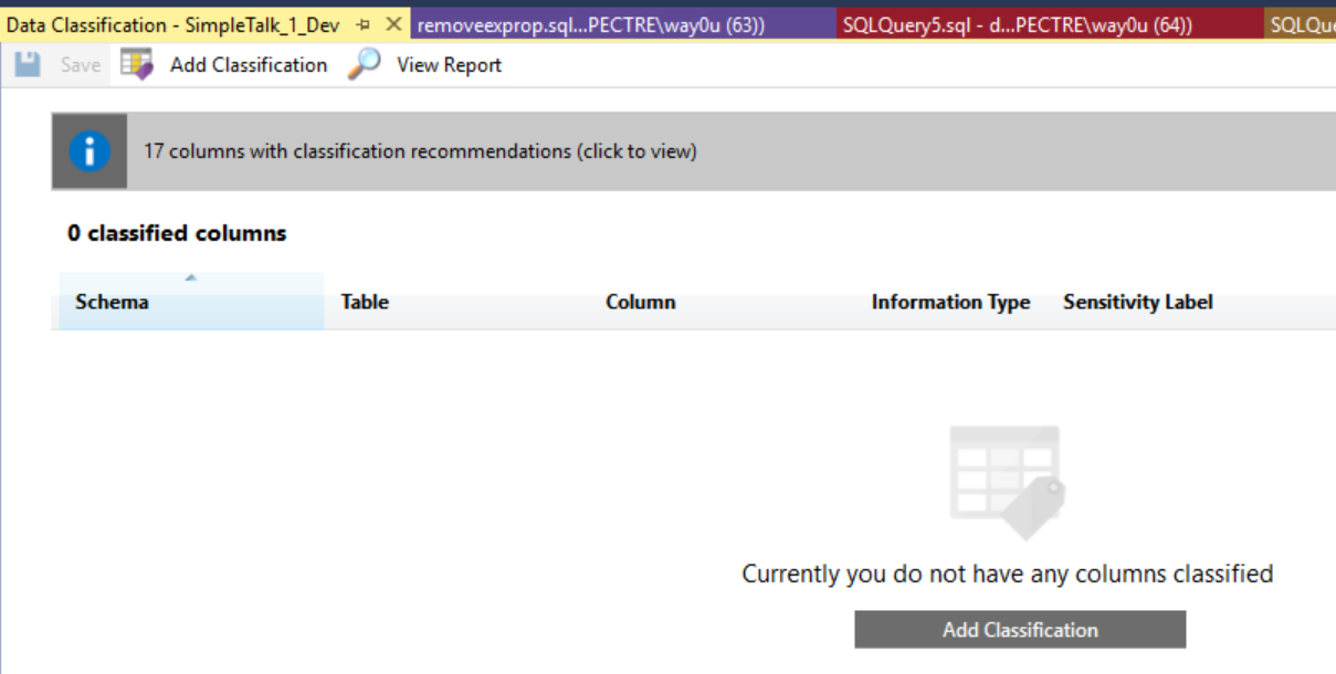Data Classification Tool