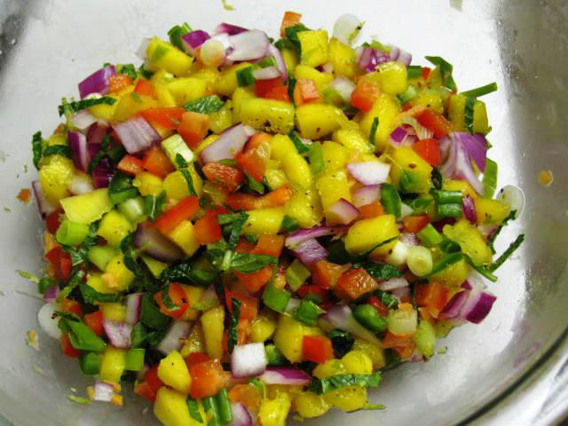 Mango Habanero Salsa