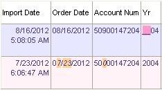 Using udfDamerauLevenshteinOpHTML to highlight import differences