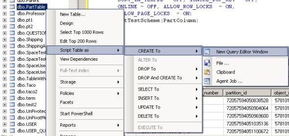 ScriptPartitionedTable1