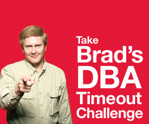 Brad's DBA Timeout Challenge