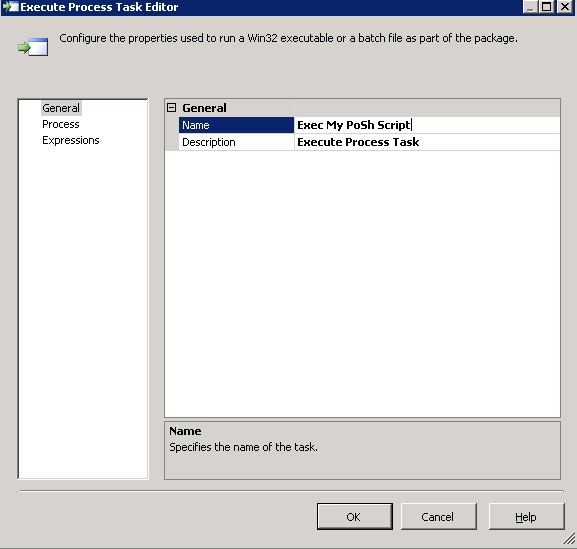 command line - Passing parameters to SSIS Execute process task