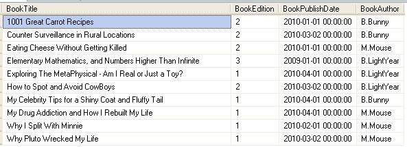 Getting the latest edition of each book.