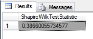 ShapiroWilkQueryResults