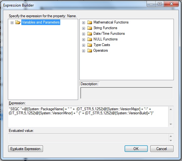 Display SSIS package version on the Control Flow design surface ...