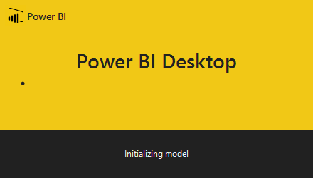 power bi desktop initializing