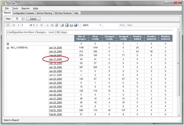 Select the Archive Date