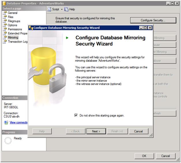 Configure Sql Server Database Mirroring Sqlservercentral Vrogue