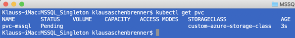 Getting the Persistent Volume Claims of the Kubernetes Cluster Getting the Persistent Volume Claims of the Kubernetes Cluster