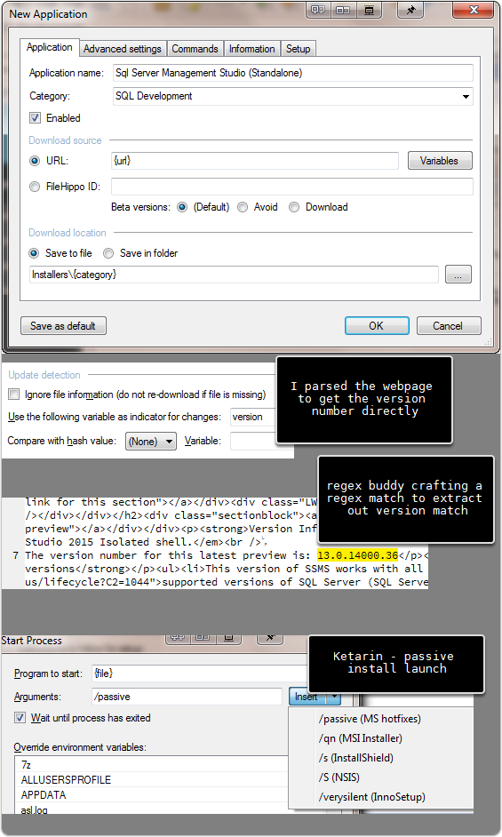 Automating SSMS 2016 Updates & Install