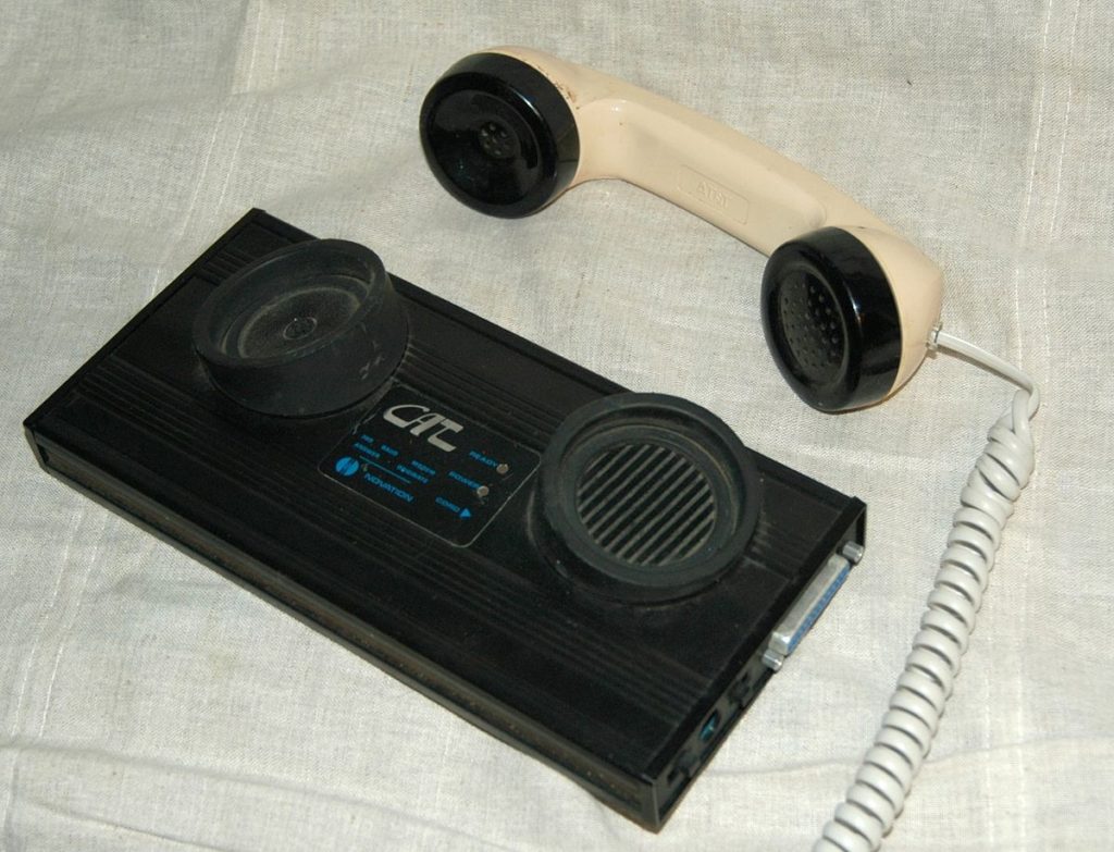 Acoustically Coupled Modem