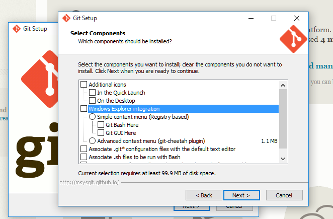 git install remove shell bloat