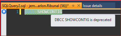 Code Analysis Deprecated Rules Redgate SQL Prompt